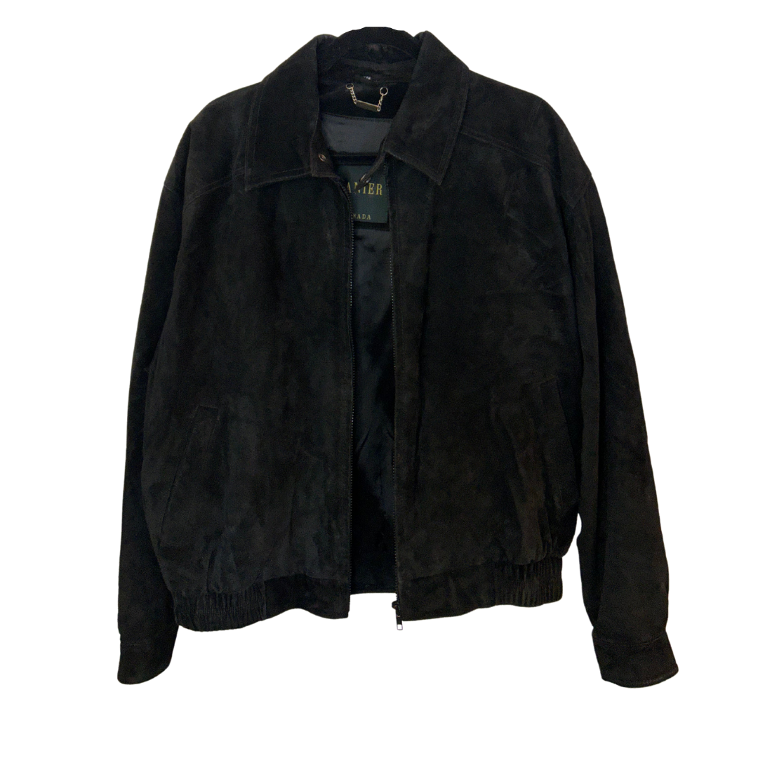 Suede Bomber Jacket