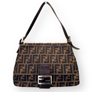 Fendi Zucca Mamma Baguette Shoulder Bag