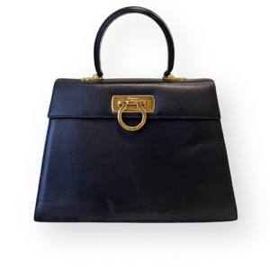 Ferragamo Gancini Iconic Top Handle Handbag