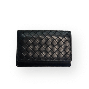 Bottega Veneta INTRECCIATO Card Holder Black