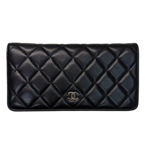 Chanel Matelasse Wallet Black