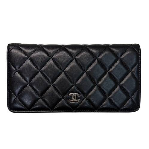 Chanel Matelasse Wallet Black