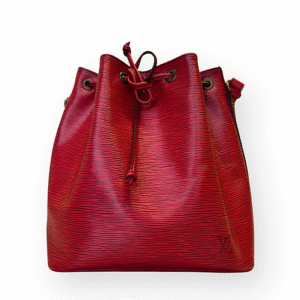 Louis Vuitton Noe Epi Red Bucket Bag