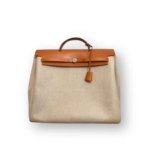 Hermès Herbag Coated Canvas 39