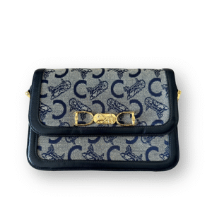 CELINE C Monogram Carriage Shoulder Bag