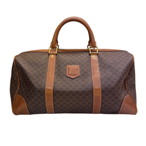 CELINE Travel Boston Macadam Brown Bag