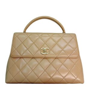 CHANEL Matelasse Top Handle Bag